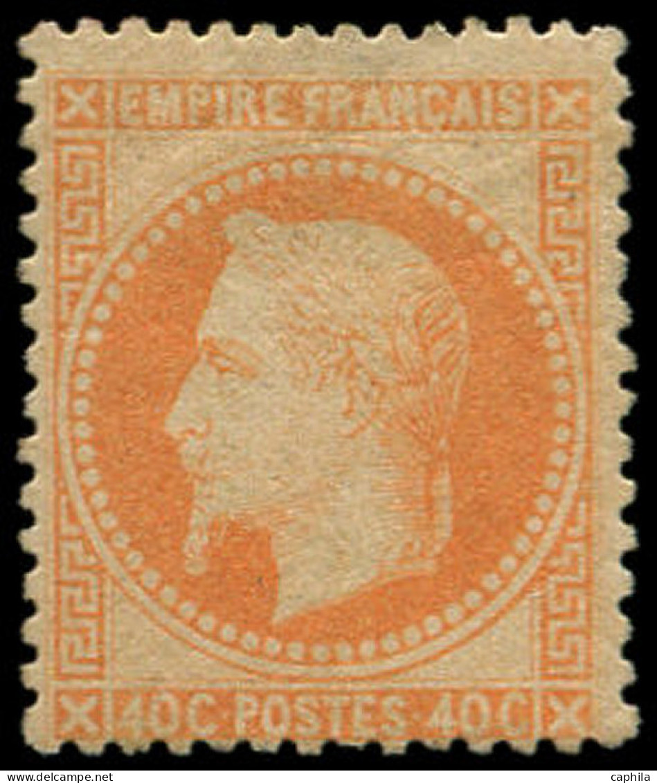 * FRANCE - Poste - 31, Signé Brun: 40c. Orange - 1863-1870 Napoléon III. Laure