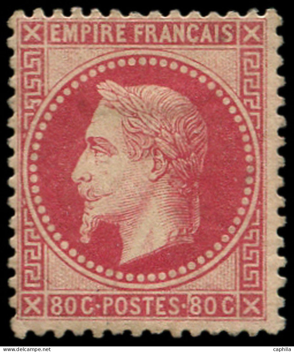 * FRANCE - Poste - 32, Signé Brun Et Calves: 80c. Rose - 1863-1870 Napoleon III Gelauwerd