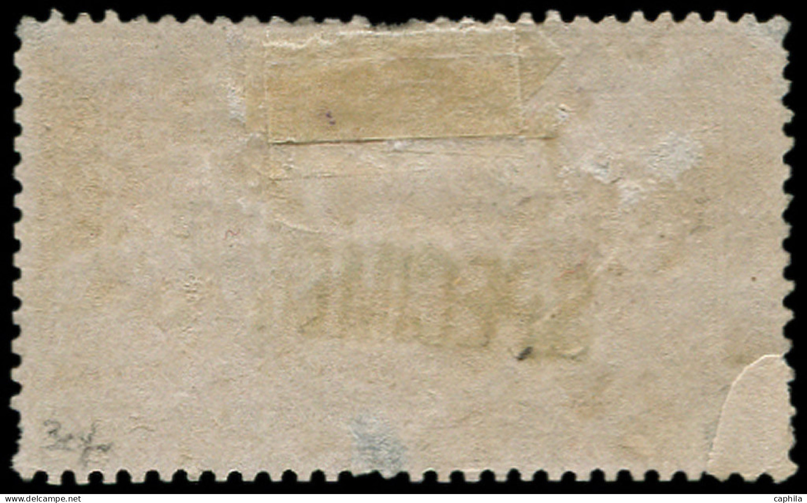 SPE FRANCE - Poste - 33h, Avec Surcharge Noire Spécimen (petits Défauts), Gommé: 5f. Napoléon - 1863-1870 Napoleon III Gelauwerd