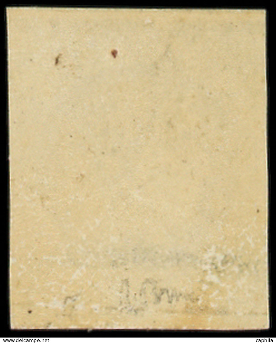 * FRANCE - Poste - 41Ba, Report 2, Signé Brun: 4c. Gris-jaunâtre - 1870 Bordeaux Printing