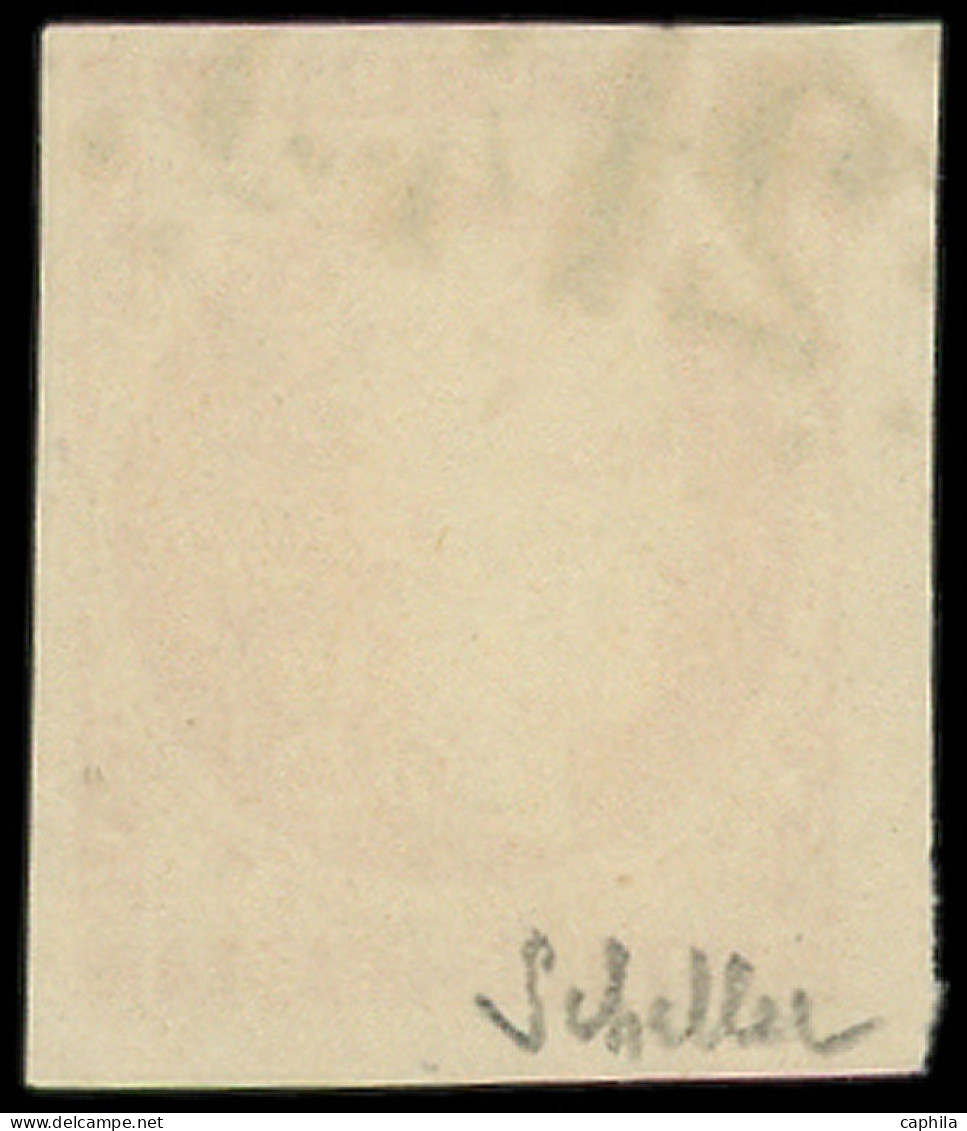 O FRANCE - Poste - 48, Obl GC, Signé Scheller: 40c. Orange - 1870 Bordeaux Printing