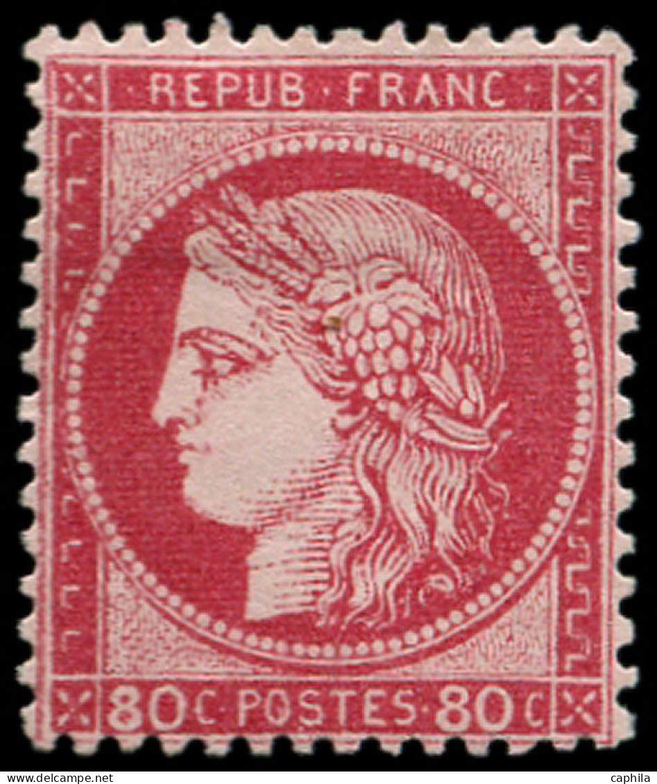 * FRANCE - Poste - 57, Signé Brun: 80c. Rose - 1871-1875 Ceres