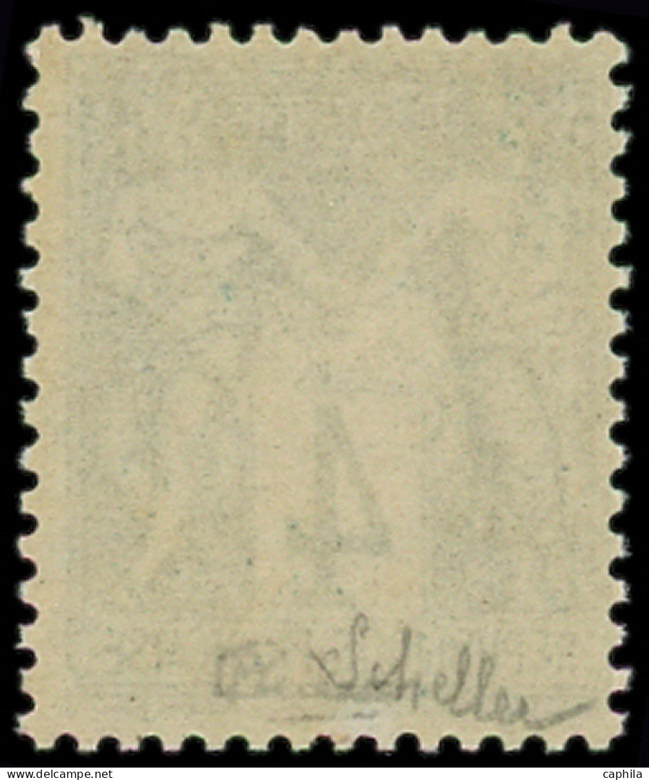 ** FRANCE - Poste - 63, Type I, Signé Calves Et Scheller: 4c. Vert - 1876-1878 Sage (Typ I)