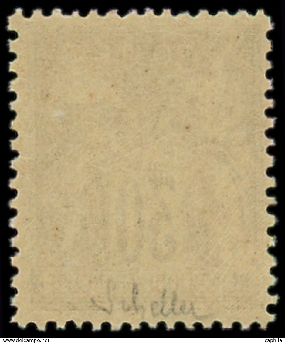 ** FRANCE - Poste - 80, Type II, Signé Scheller: 30c. Brun-jaune - 1876-1898 Sage (Type II)