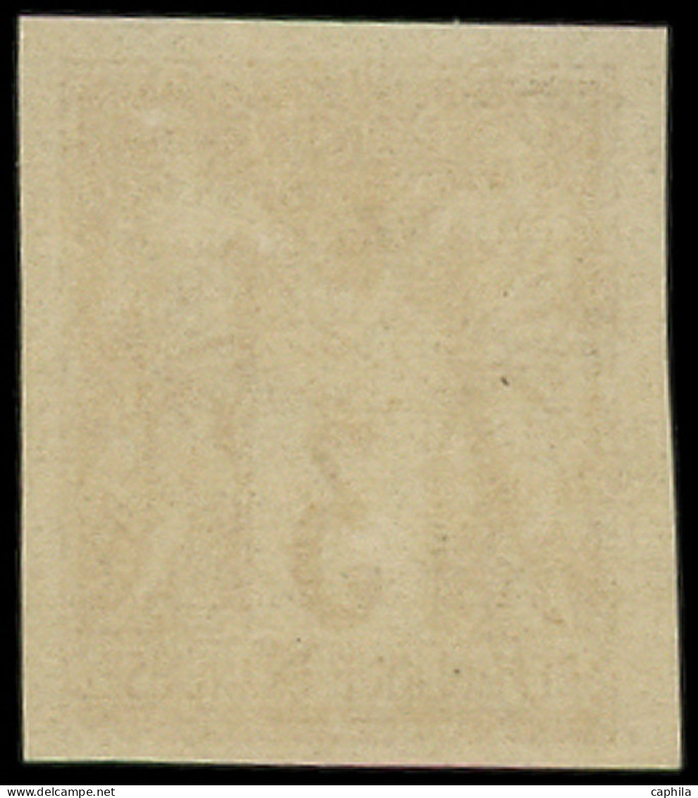 ** FRANCE - Poste - 86a, Non Dentelé, TB: 3c. Bistre-jaune - 1876-1898 Sage (Type II)