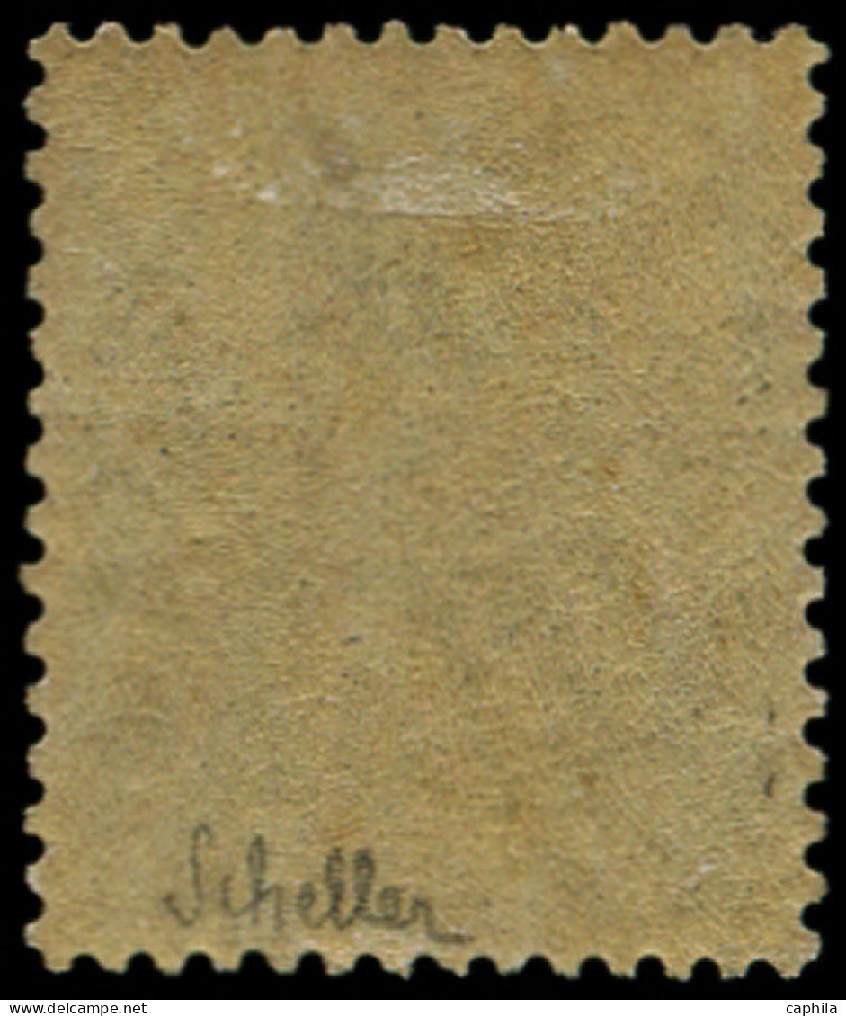 * FRANCE - Poste - 91, Signé Scheller: 25c. Noir Sur Rouge Type II - 1876-1898 Sage (Type II)