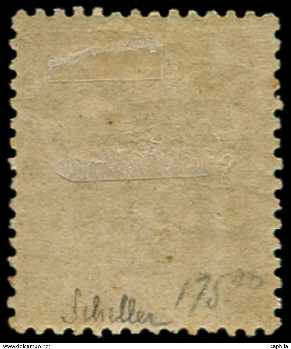 * FRANCE - Poste - 92, Signé Scheller: 25c. Bistre Sur Jaune Type II - 1876-1898 Sage (Type II)