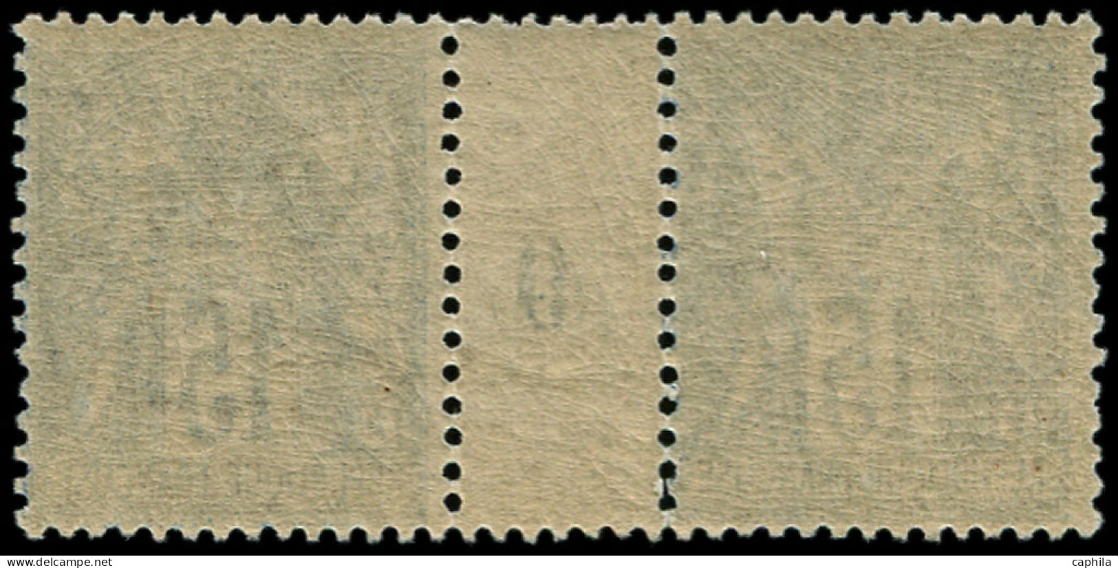 ** FRANCE - Poste - 101, Paire Millésime "9": 15c. Bleu. - 1876-1898 Sage (Tipo II)