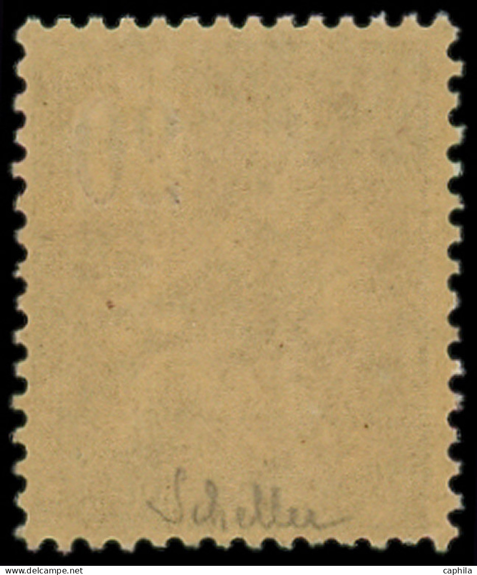 ** FRANCE - Poste - 113, Signé Scheller, Tb: 20c. Brun-lilas - Unused Stamps