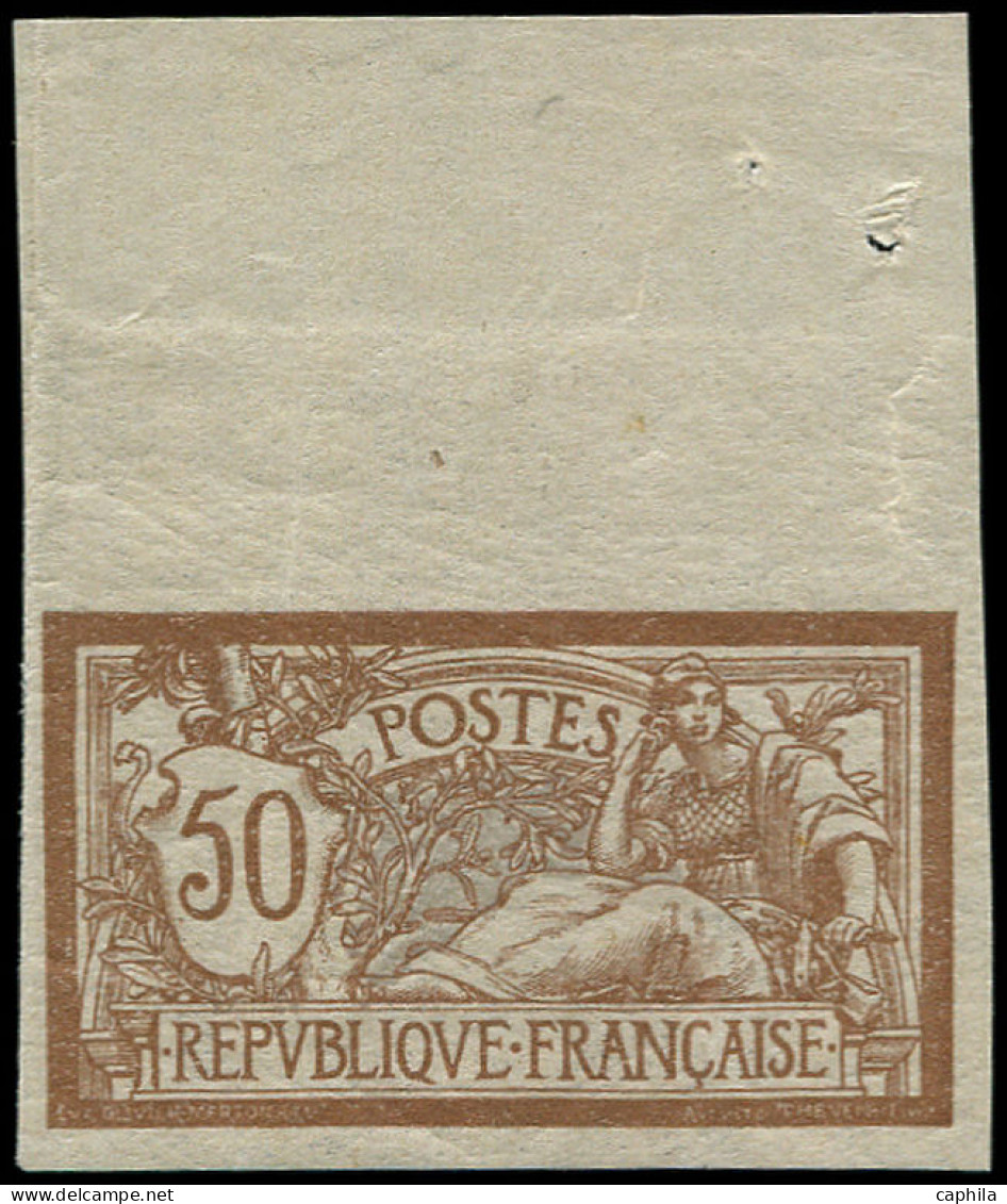 ** FRANCE - Poste - 120a, Non Dentelé Accidentel, Bdf, Pleine Gomme: 50c. Merson - Unused Stamps