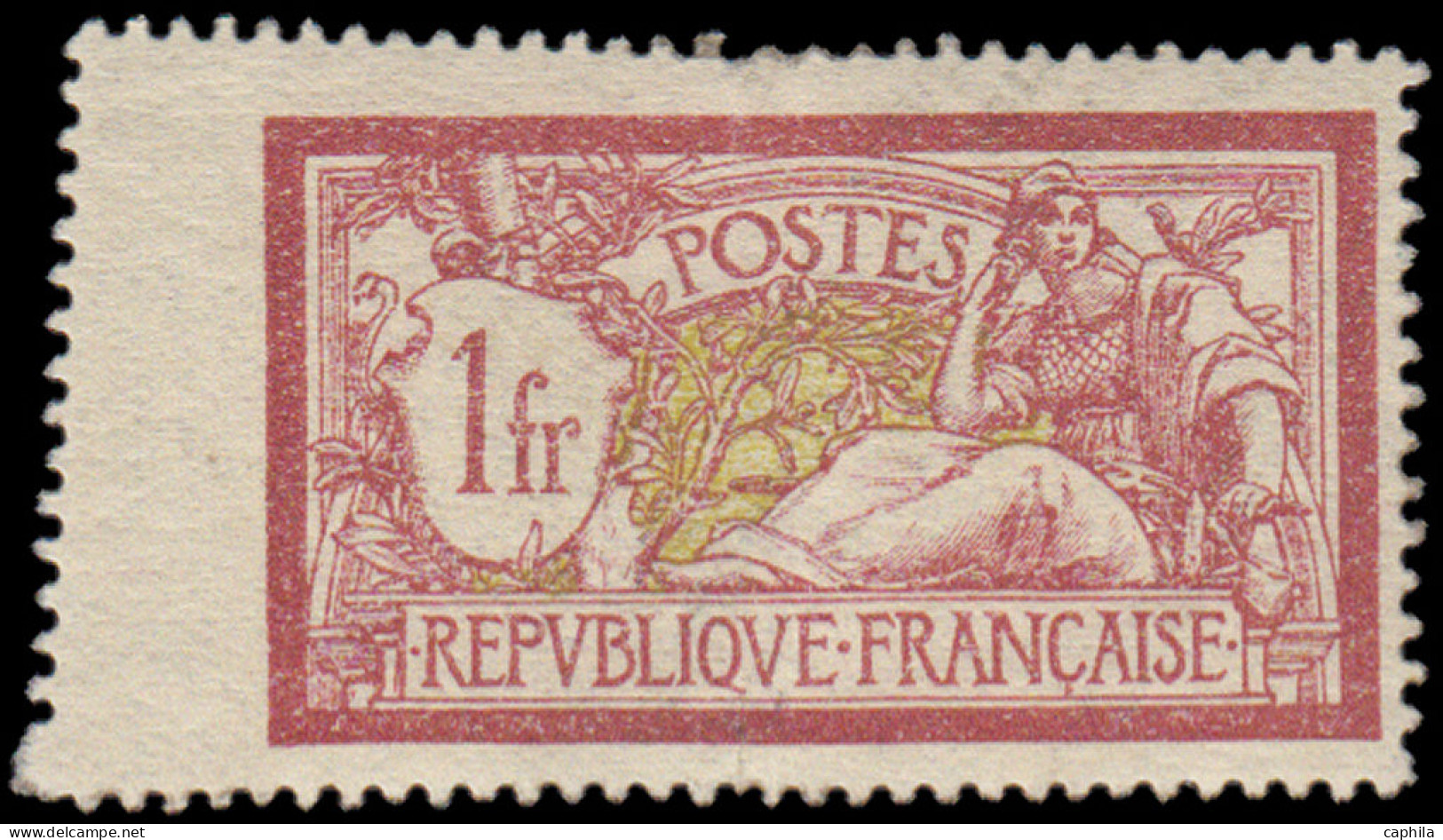 * FRANCE - Poste - 121, Timbre Plus Large (1/2cm) Par Variété De Piquage: 1f. Merson - Unused Stamps