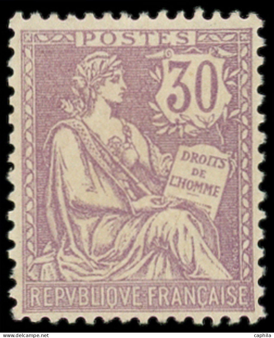 ** FRANCE - Poste - 128, Bon Centrage: 30c. Violet - Nuevos