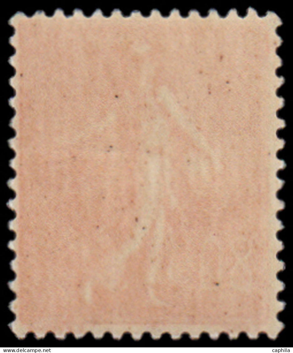 ** FRANCE - Poste - 203, 80c. Semeuse Lignée Rouge - Unused Stamps