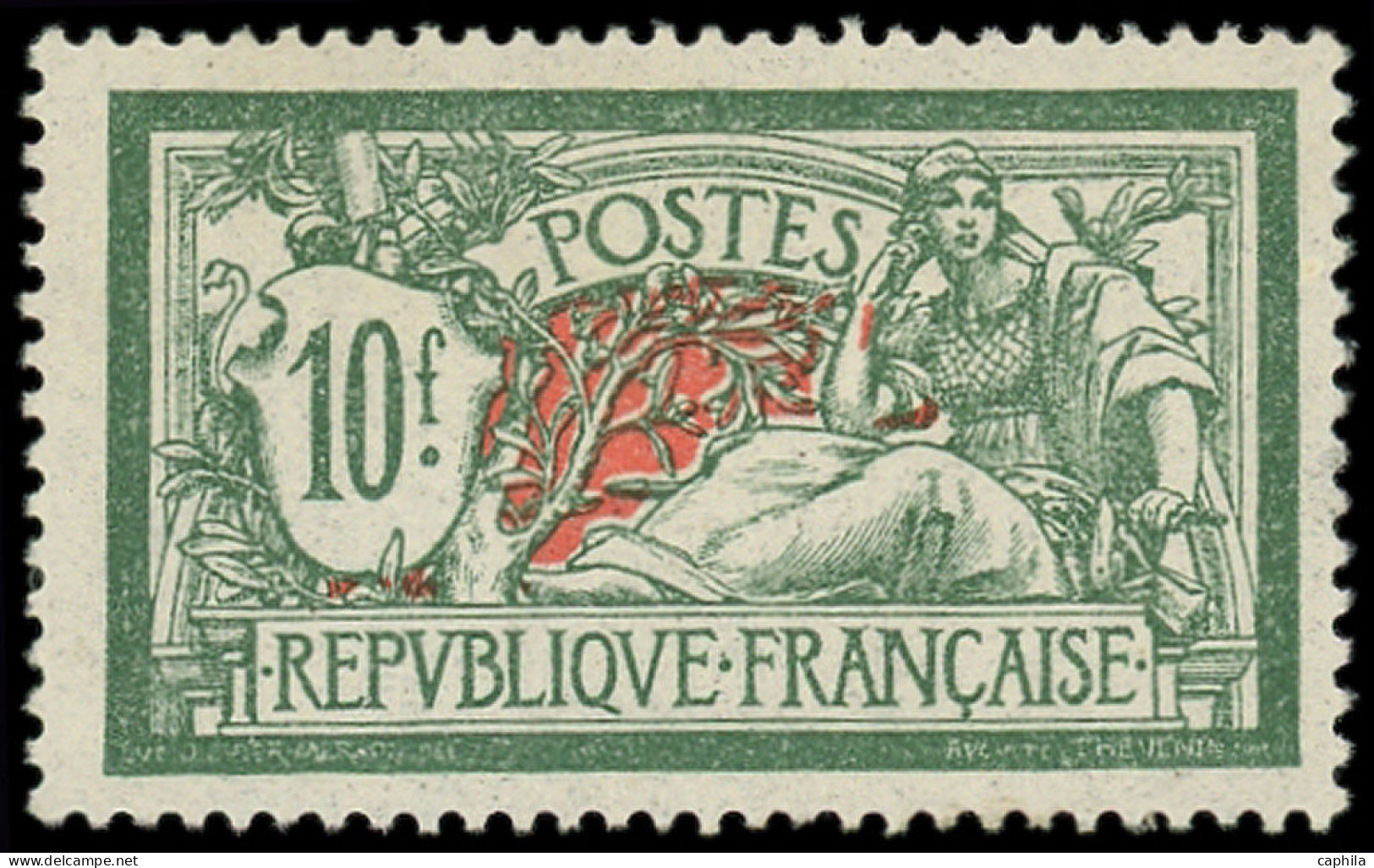 ** FRANCE - Poste - 207, Bon Centrage: 10f. Merson - Unused Stamps