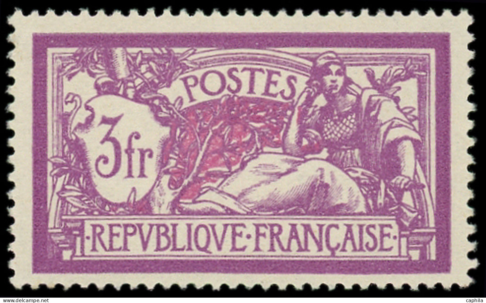 ** FRANCE - Poste - 240, Bon Centrage: 3f. Merson Lilas & Carmin - Ungebraucht