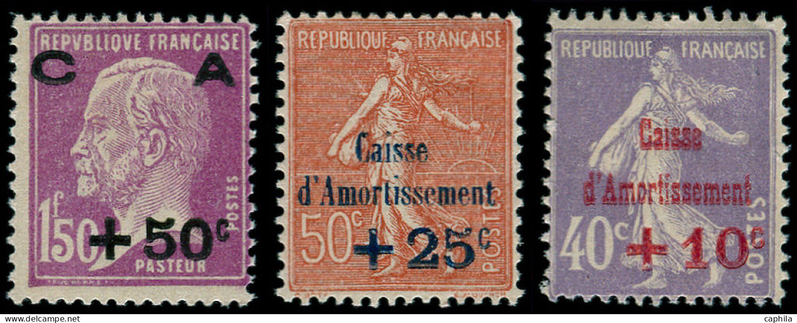 ** FRANCE - Poste - 249/51, Caisse D'Amortissement - Ungebraucht