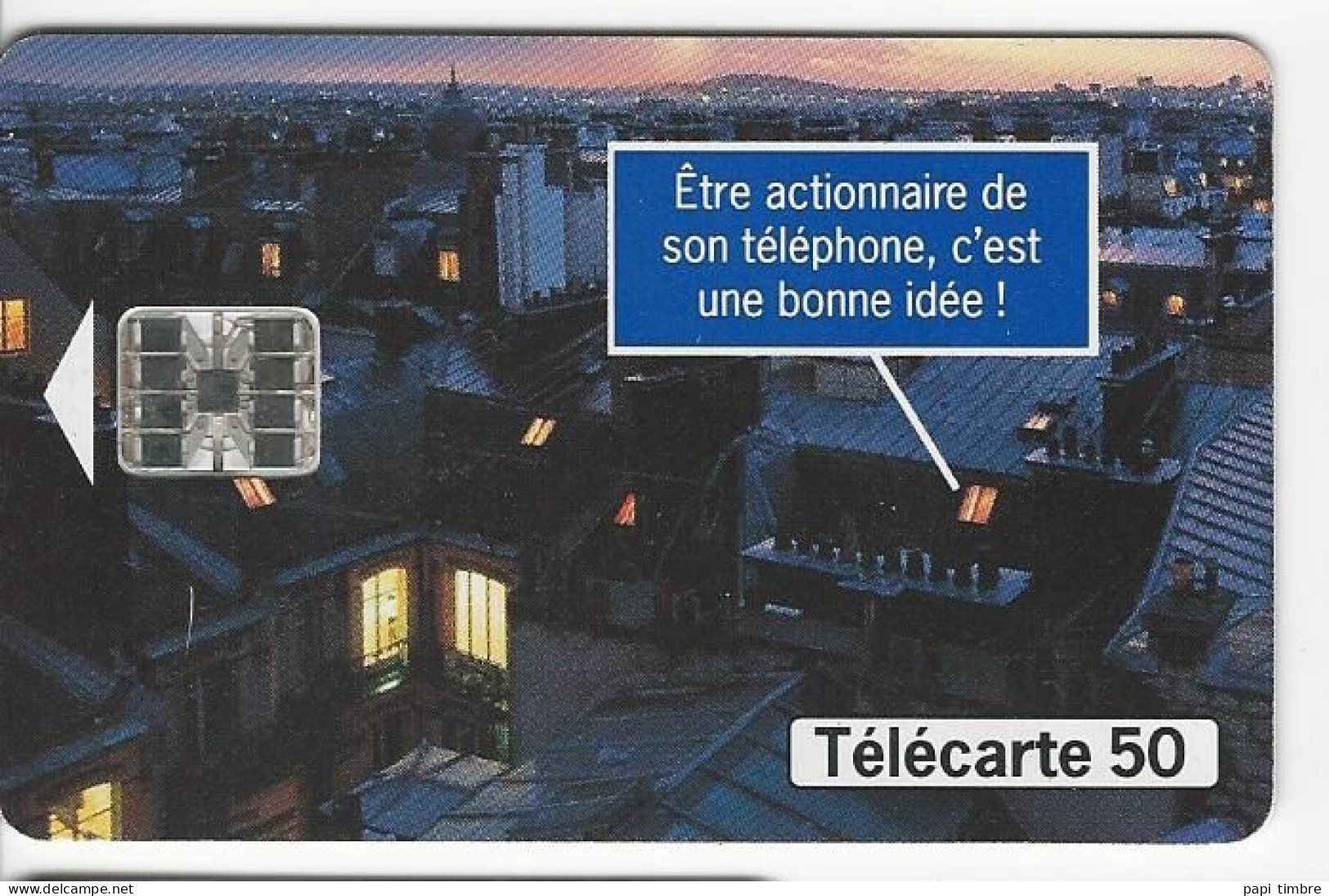 Télécarte "Être Actionnaire De Son Téléphone" - 50 Unités - Personnages