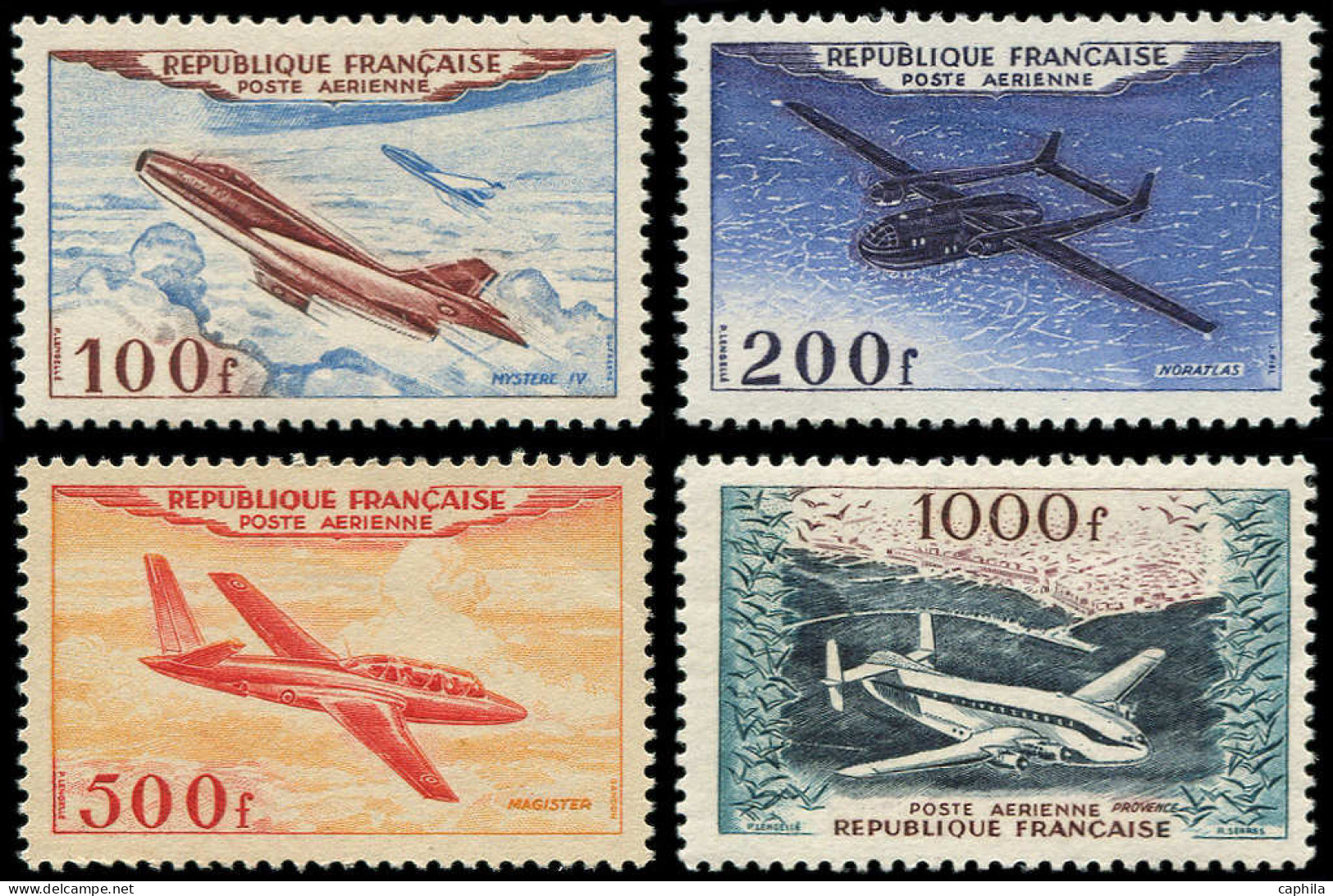 ** FRANCE - Poste Aérienne - 30/33, Complet: Prototypes - 1927-1959 Neufs