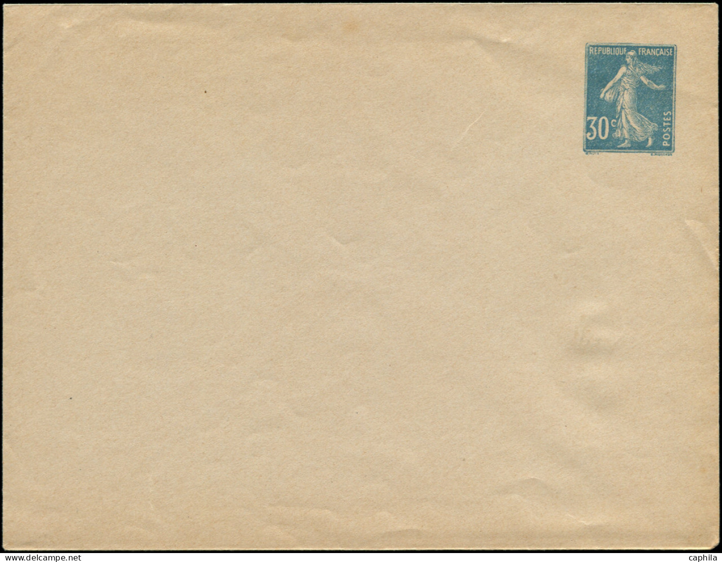 N FRANCE - Entiers Postaux - 192 E 1, Enveloppe: 30c. Semeuse Bleu - Autres & Non Classés