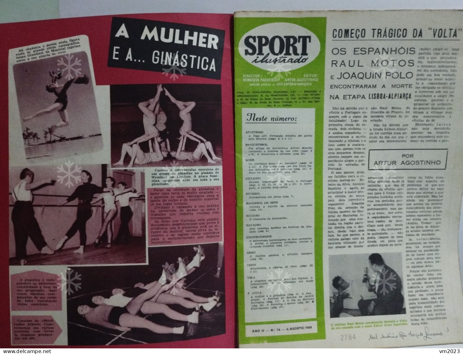 Portugal Magazine SPORT ILUSTRADO Lisboa 1958. Sporting. Porto. Albino Macedo. - Sport
