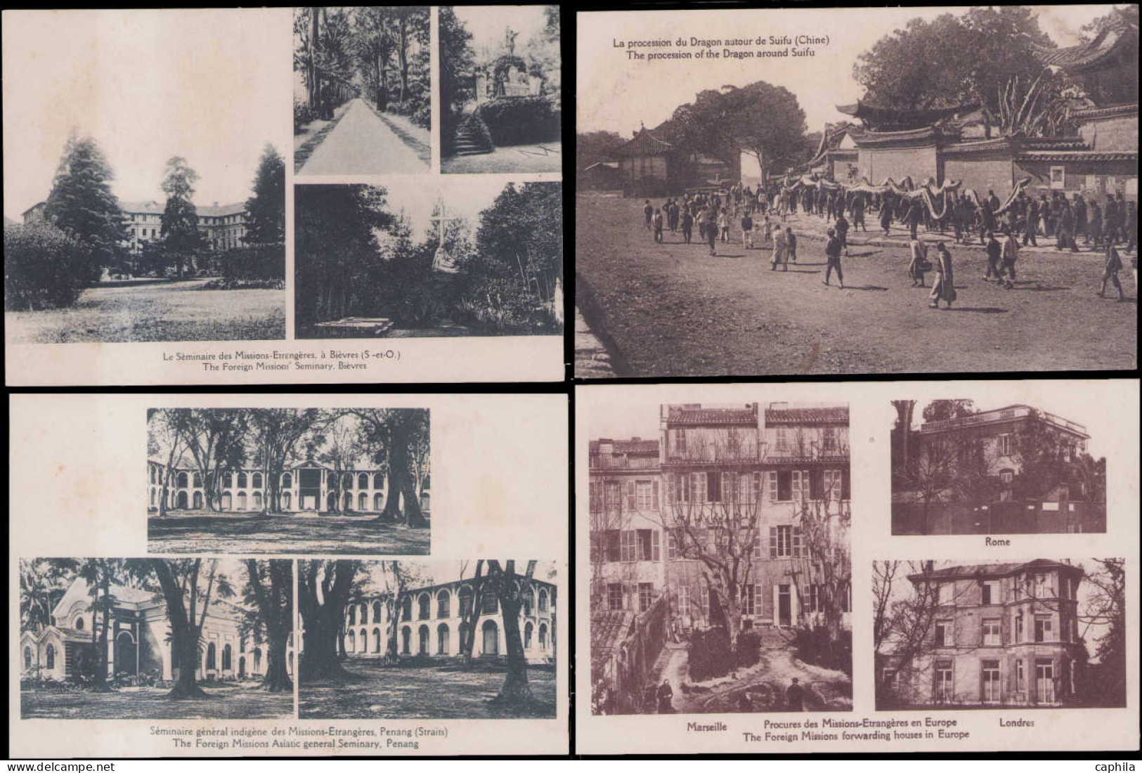 N COLONIES FRANCAISES - Lots & Collections - Ensemble de plus de 110 cartes postales, majorité Asie