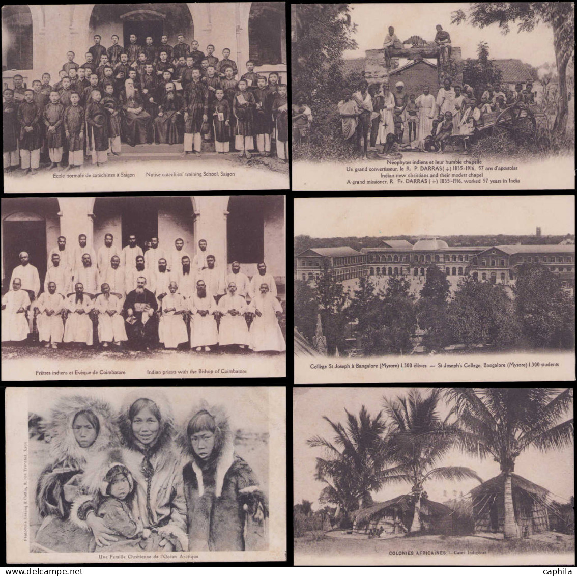 N COLONIES FRANCAISES - Lots & Collections - Ensemble de plus de 110 cartes postales, majorité Asie