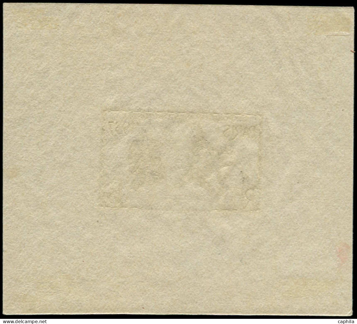 EPA COLONIES SERIES - Poste - 1937, épreuve D'artiste En Noir Du Poinçon Sans Nom De Pays, Signée Decaris: Exposition De - Unclassified