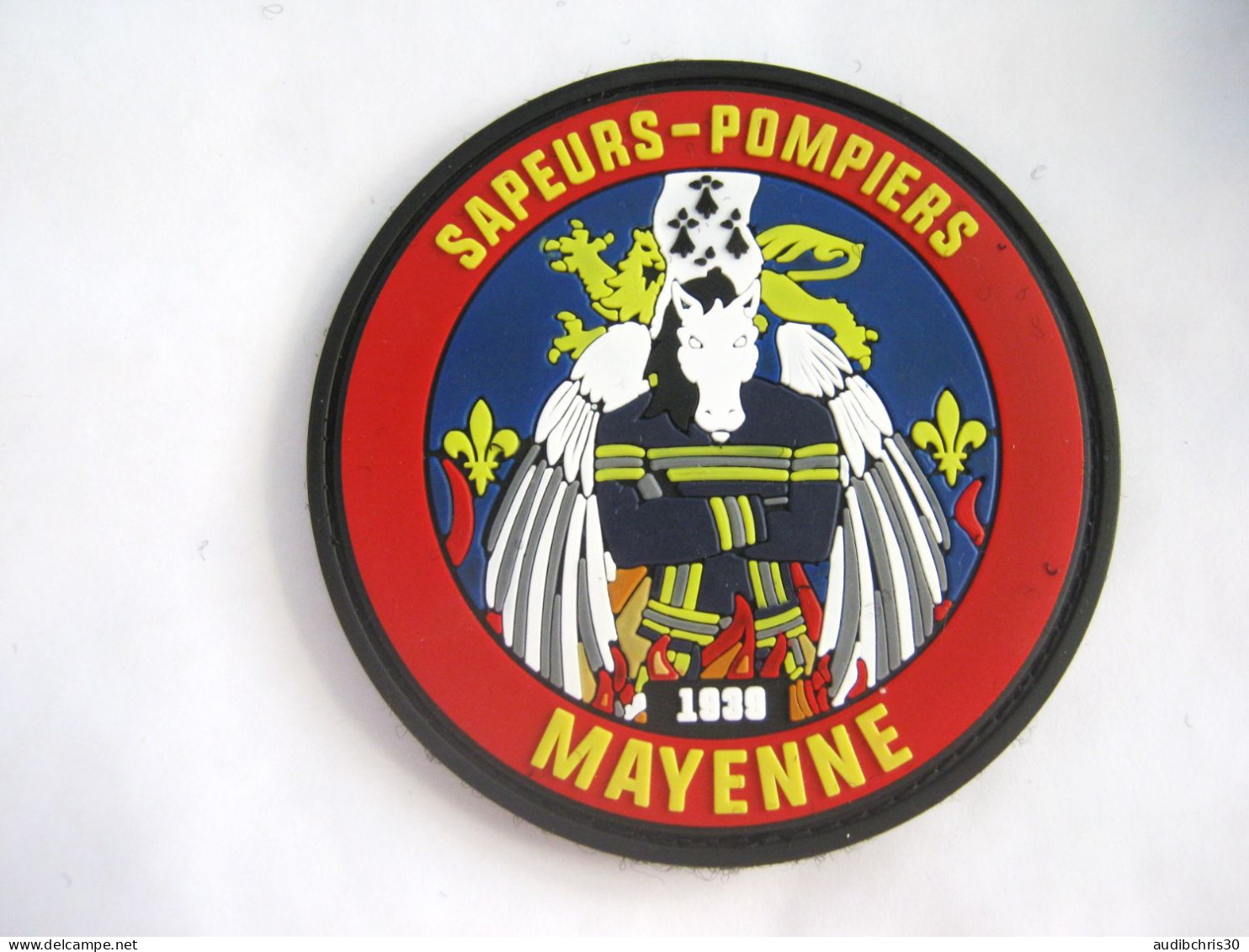 COLLECTION POMPIERS DU 53 MAYENNE SCRATCH AU DOS 85MM - Feuerwehr