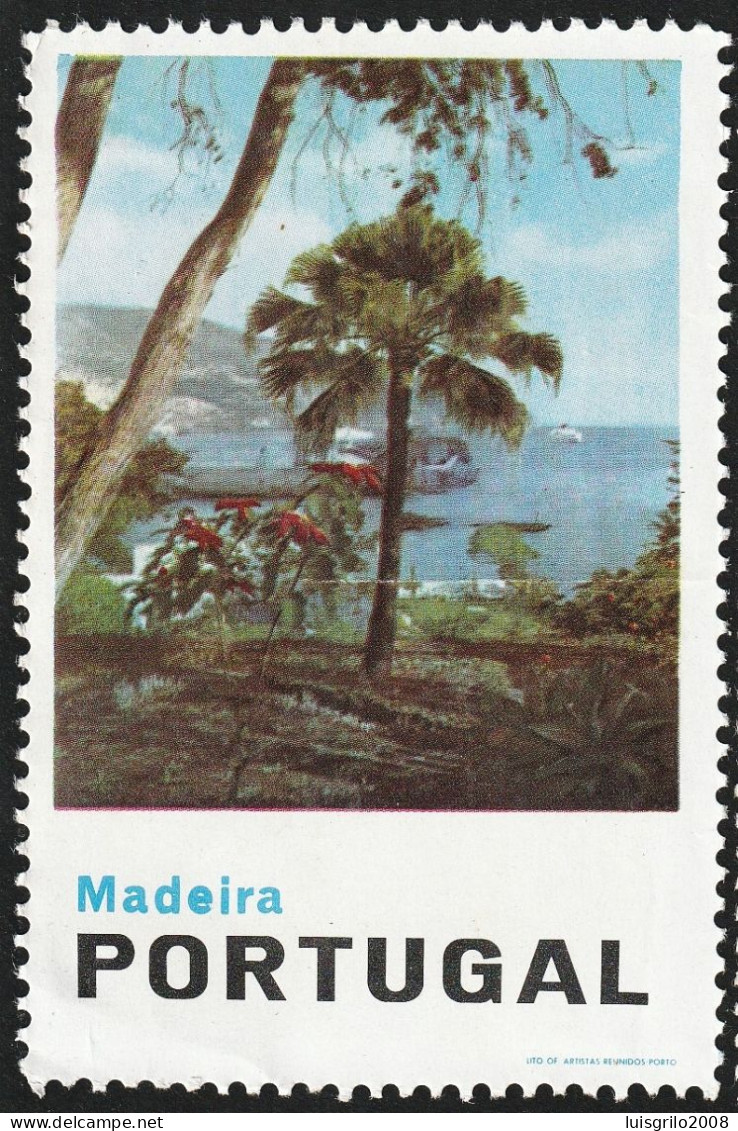 Vignette, Portugal 1950 - Vinheta Turística. Madeira -|- MNG No Gum - Emissioni Locali
