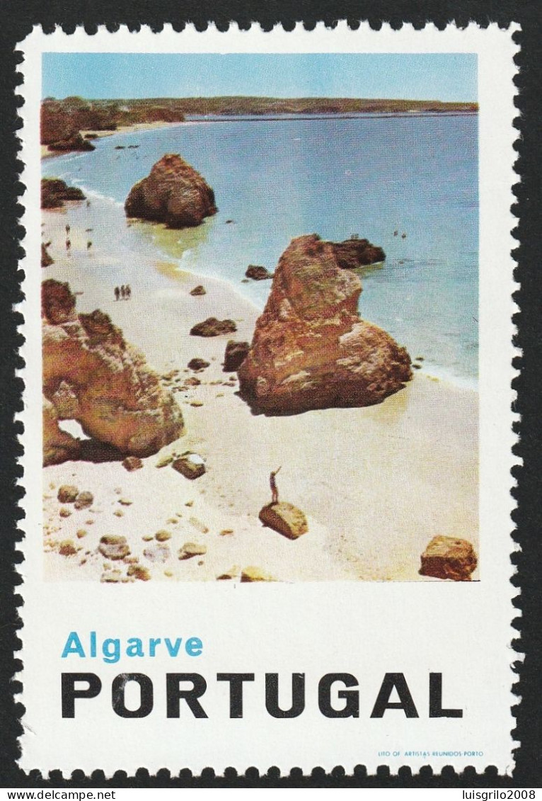 Vignette, Portugal 1950 - Vinheta Turística. Algarve -|- MNG No Gum - Emissions Locales
