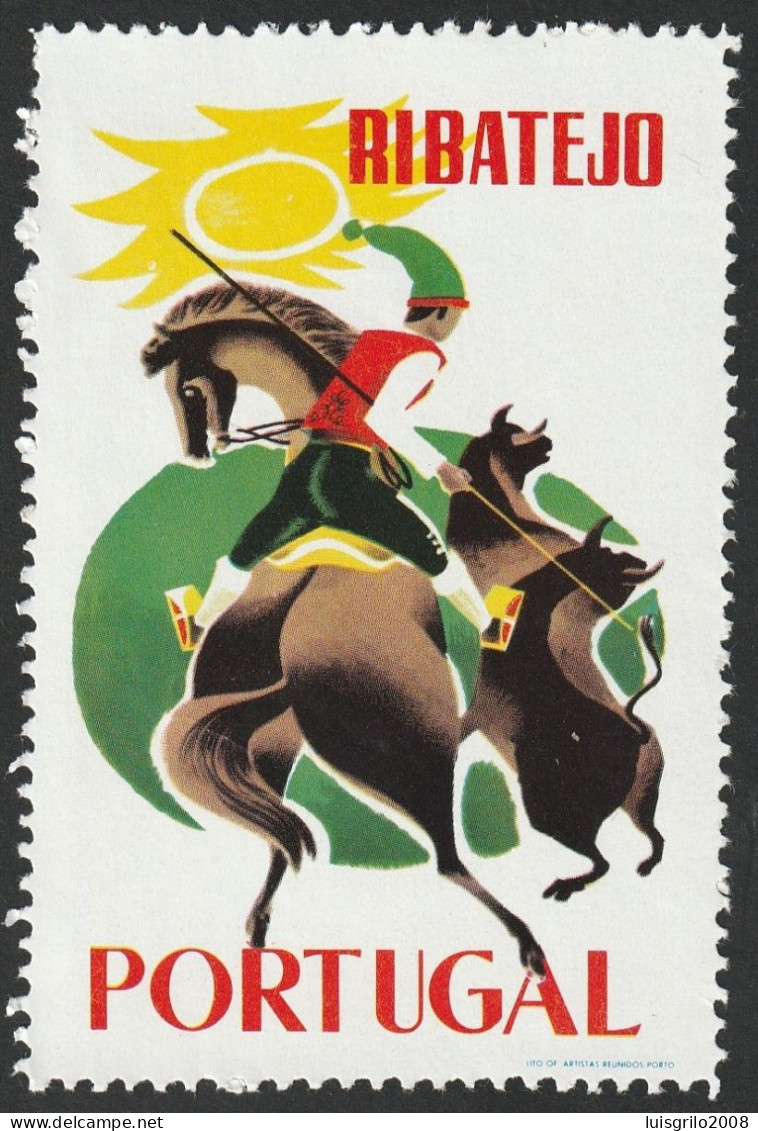 Vignette, Portugal 1950 - Vinheta Turística. Ribatejo -|- MNG No Gum - Local Post Stamps