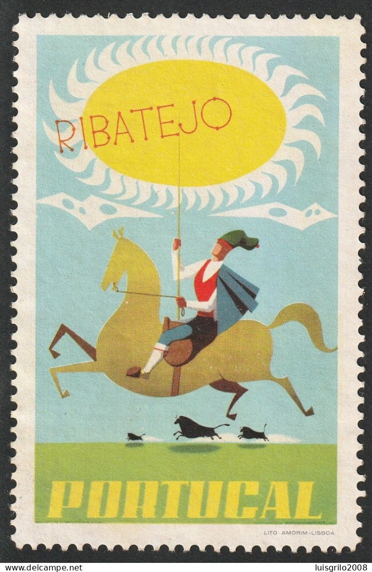 Vignette, Portugal 1950 - Vinheta Turística. Ribatejo -|- MNG No Gum - Ortsausgaben