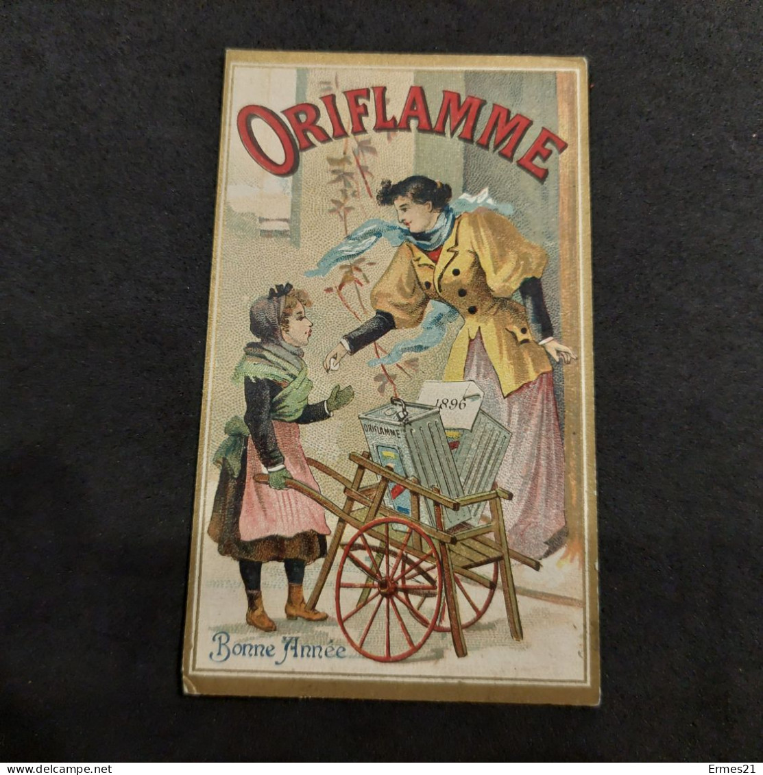 Calendarietti Calendrier  Oriflamme 1896-1898. Semestrini. Condizioni Eccellenti. Usati. - Formato Piccolo : ...-1900