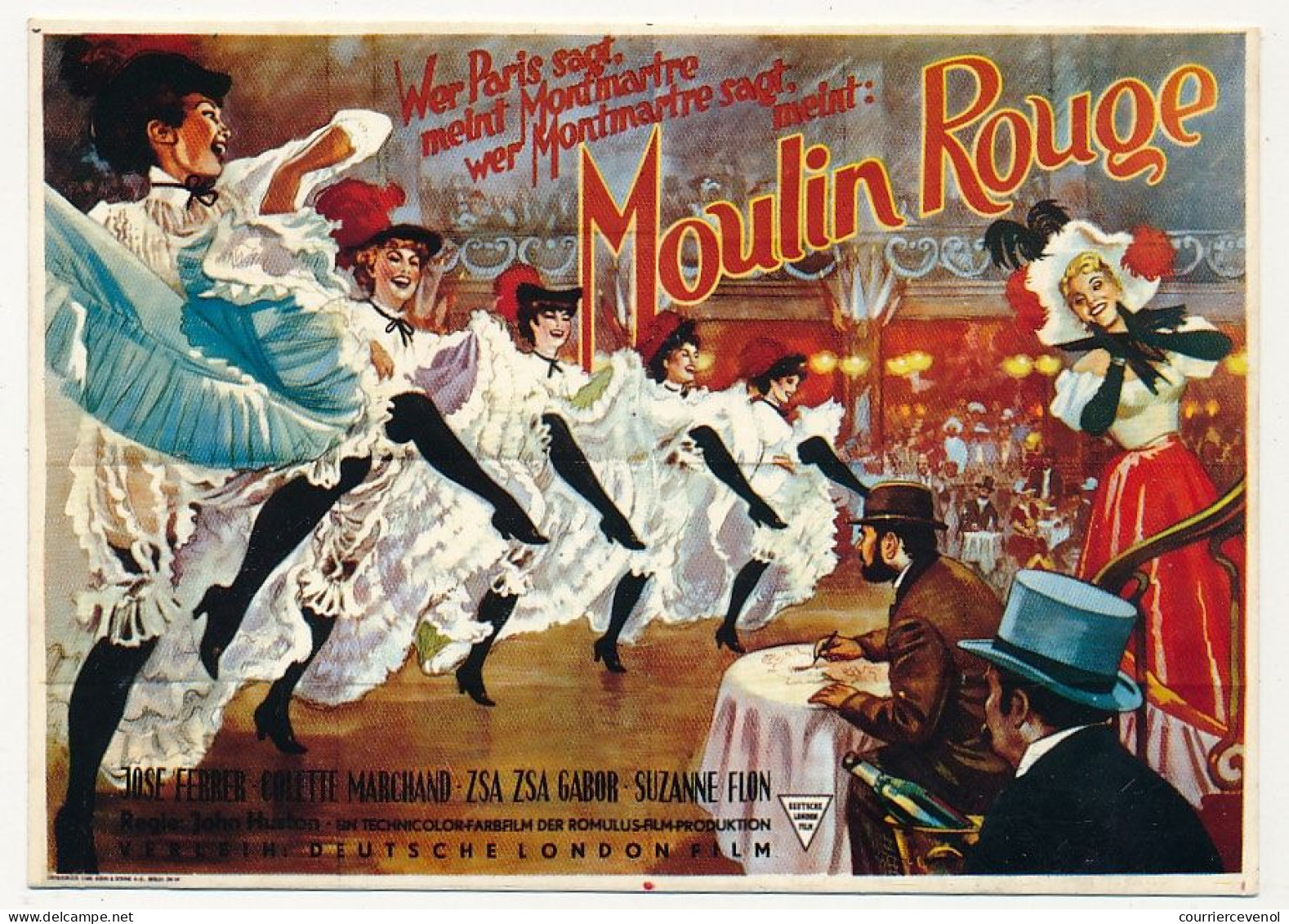 CPM - MOULIN ROUGE - PARIS - Reproduction D'affiche Cinématographique - Cabaret
