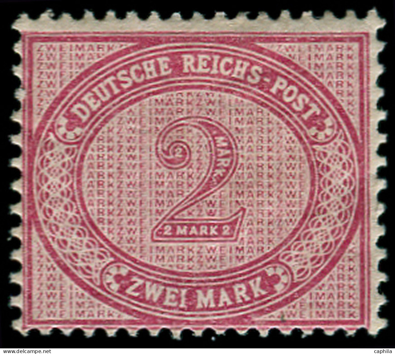 * ALL. EMPIRE - Poste - 43, Signé: 2m. Lilas-rose - Unused Stamps