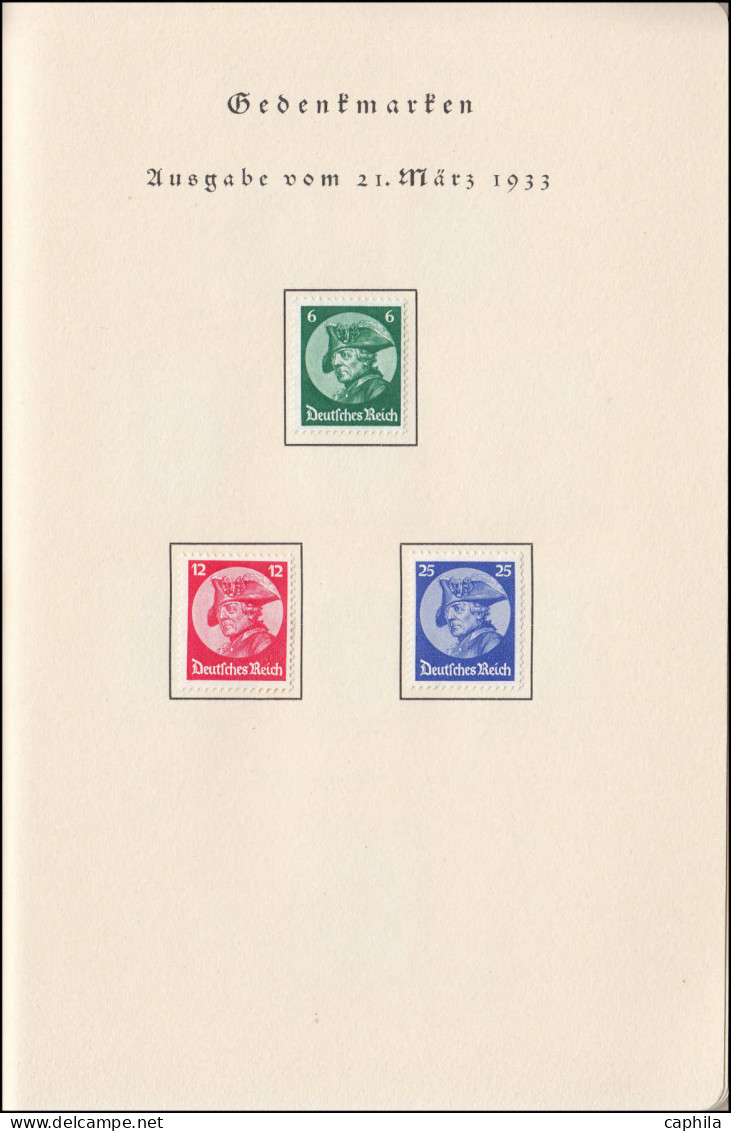 * ALL. EMPIRE - Poste - Rare carnet officiel des postes pour le congrès UPU du Caire de 1934, contenant les timbres d'ép