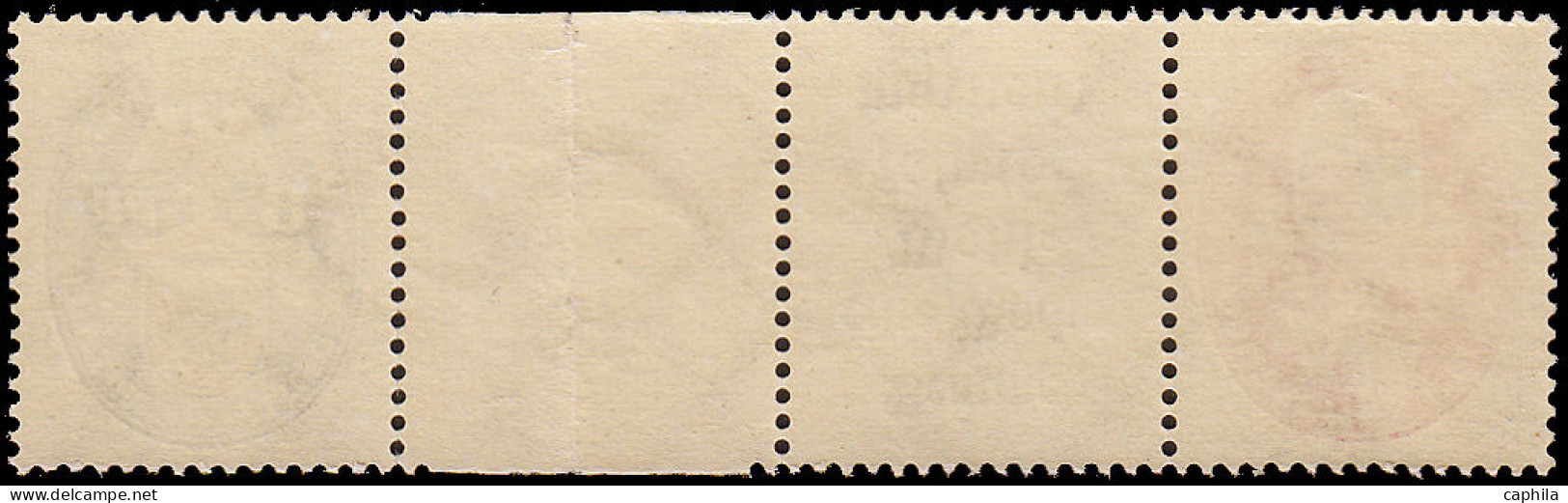 ** ALL. EMPIRE - Timbres De Carnets - Michel KZ 12 (pli Dans La Marge "Z"), 8 + Z + 12 + 15 - Sonstige & Ohne Zuordnung