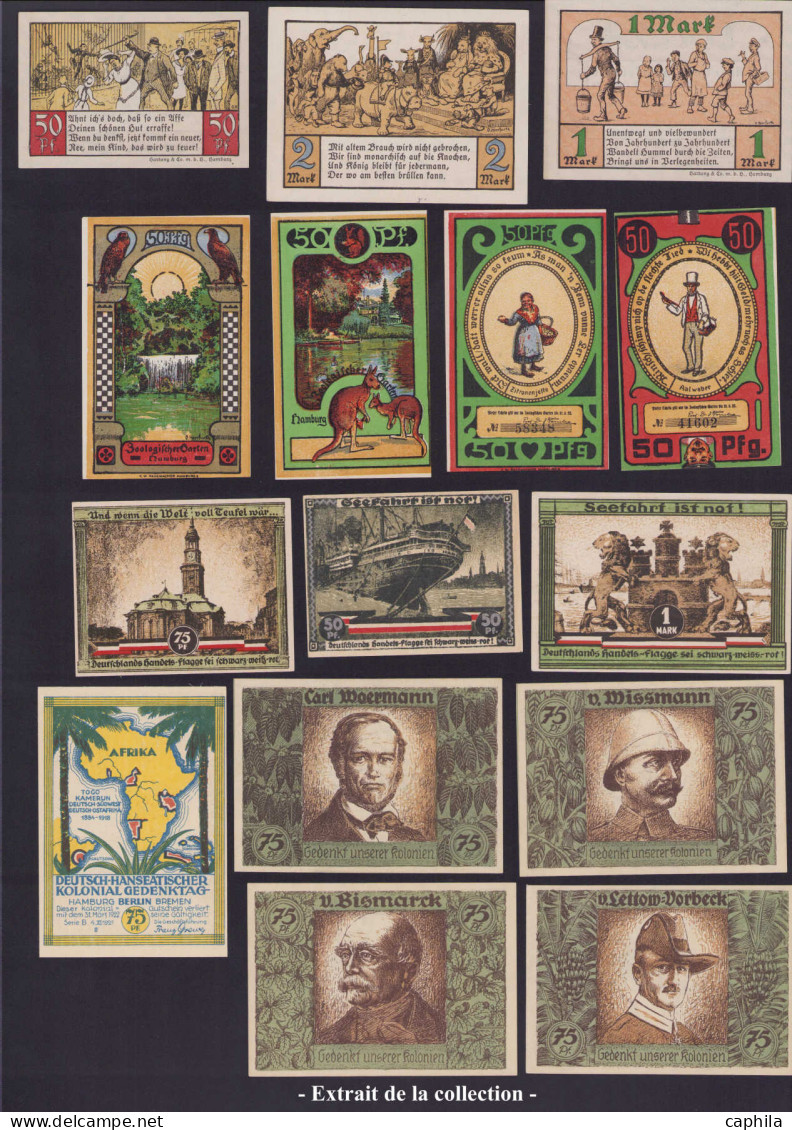 LOT ALL. EMPIRE - Billets De Nécessité - Notgeld 1920/1923, Superbe Ensemble  De Plus De 7200 Billets (dont Doubles), Tr - Sonstige & Ohne Zuordnung