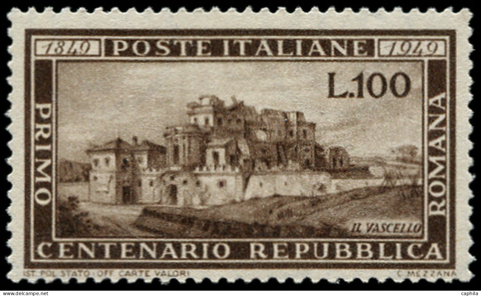 ** ITALIE - Poste - 537, 100l. Brun République Romaine - Unclassified