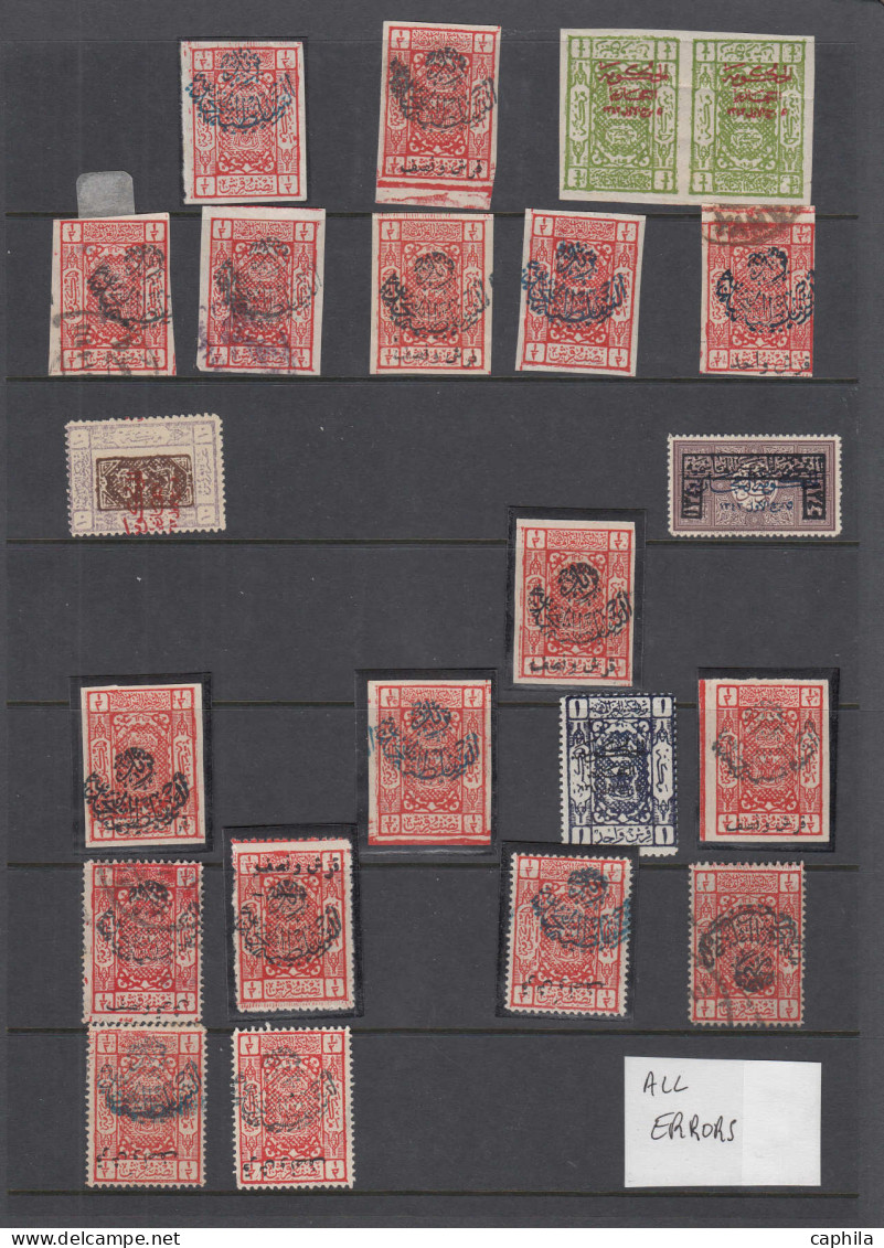 * ARABIE SAOUD. NEDJED - Poste - Nedjed 1925/26, Collection Spécialisée, Par Multiples Avec Nombreuses Variétés (2 Pages - Arabia Saudita