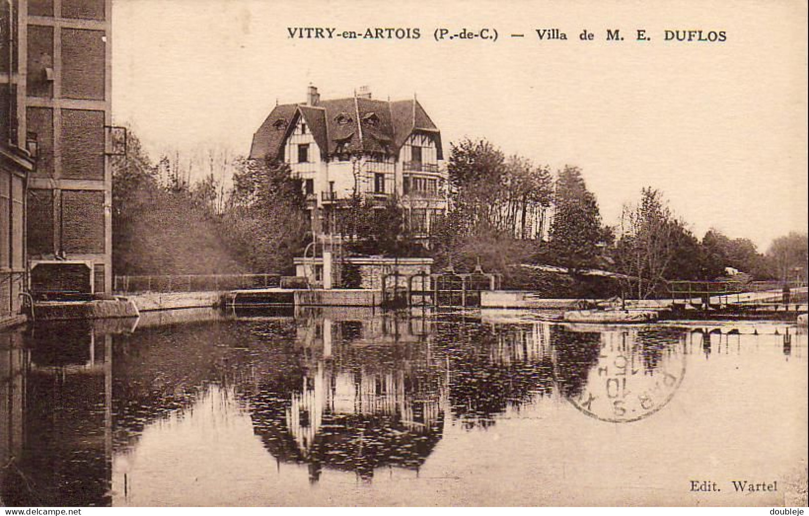 D62   VITRY EN ARTOIS   Villa De M.E. DUFLOS - Vitry En Artois