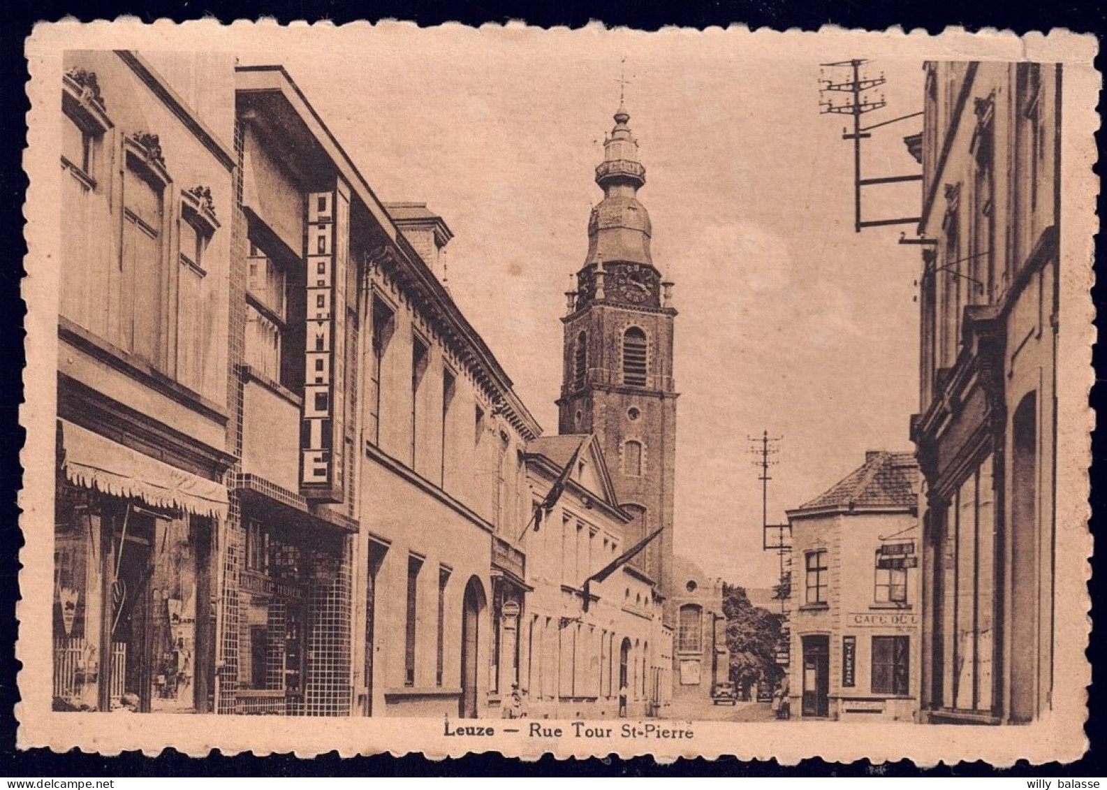 +++ CPA - LEUZE - Rue Tour St Pierre  // - Leuze-en-Hainaut