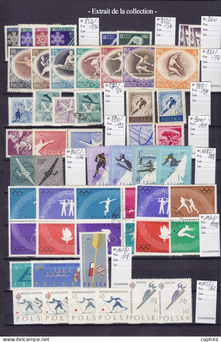LOT Sports - Lots & Collections - Collection En 3 Albums, Timbres Neufs ** Et Oblitérés - Otros & Sin Clasificación