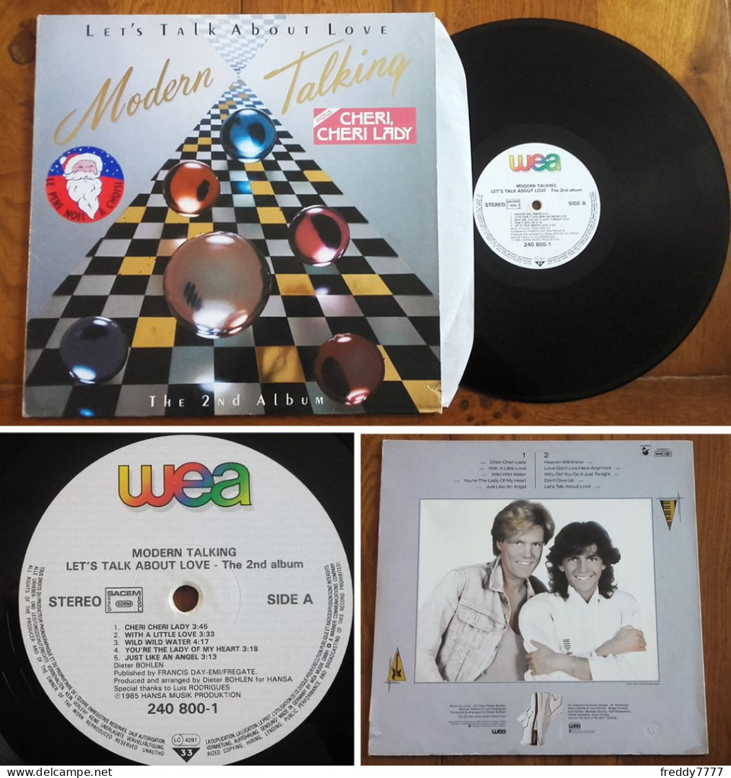 RARE Deutsch LP 33t RPM (12") MODERN TALKING «Let's Talk About Love» (2eme Album, 1985) - Collector's Editions