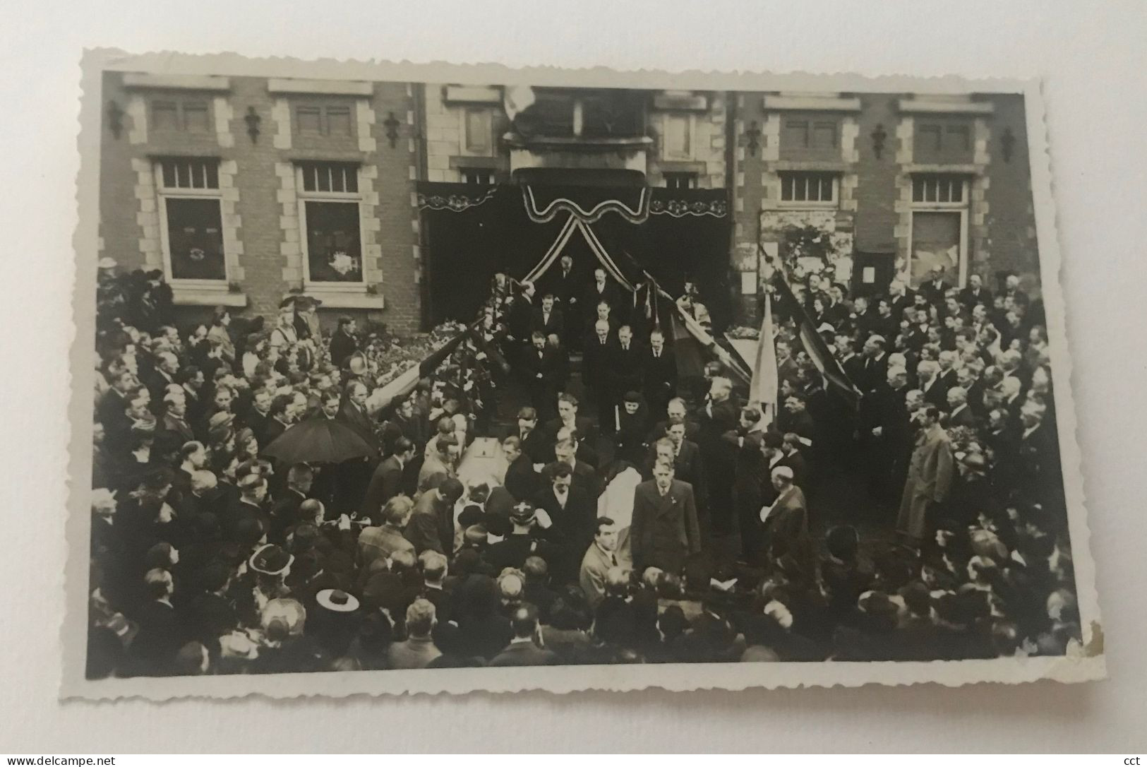 Grand-Reng  Erquelinnes   CARTE PHOTO  D'un Enterrement - Erquelinnes