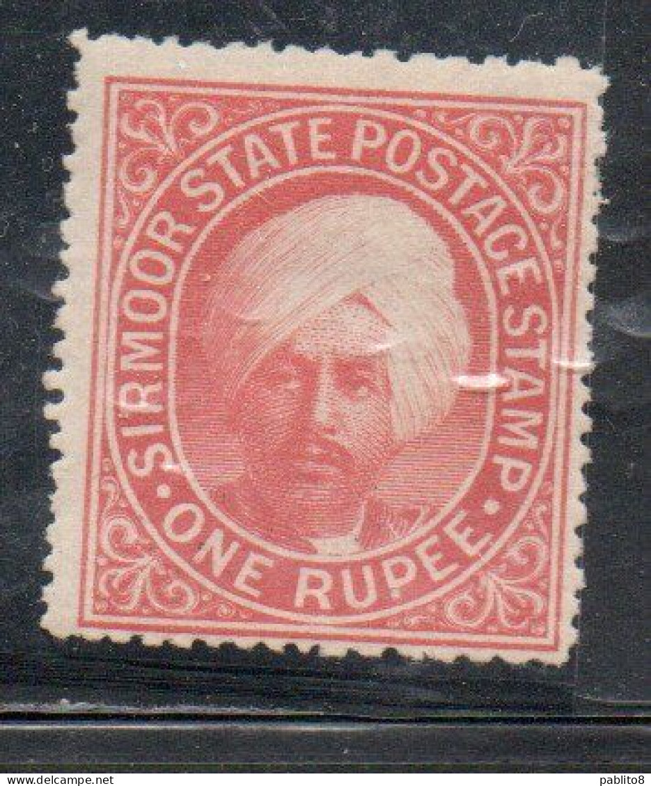 SIRMOOR SIRMUR INDIA INDE 1899 SIR SURENDAR BIKRAM PRAKASH 1r MH - Sirmur