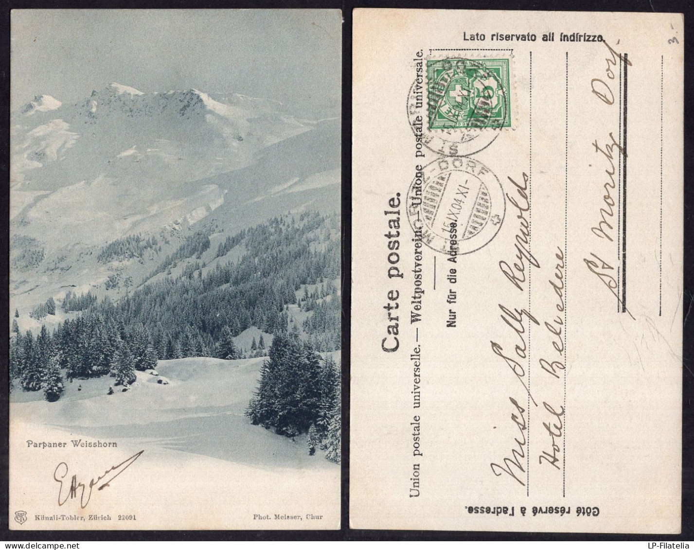 Switzerland - 1904 - Parpaner Weisshorn - Parpan