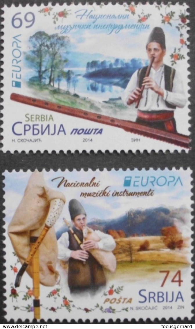 Serbien     Europa   Cept    Musikinstrumente     2014 ** - 2014