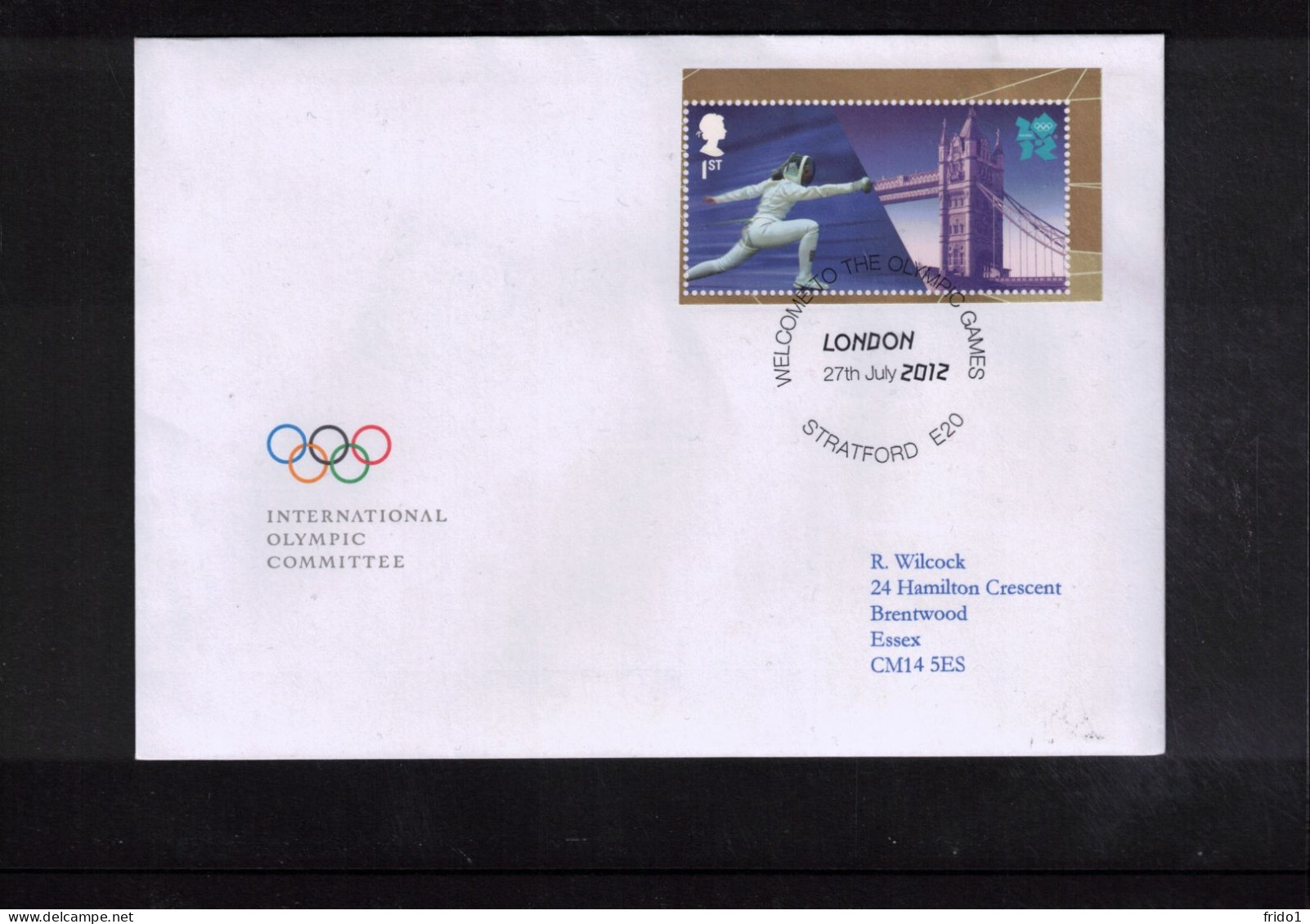 Great Britain 2012 Olympic Games London  - International Olympic Committee Interesting Letter - Verano 2012: Londres