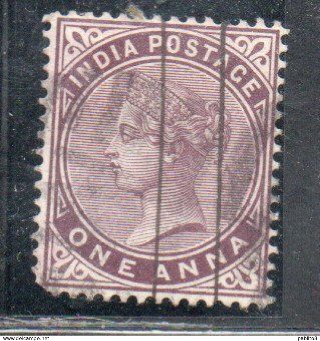 INDIA INDE 1865 1867 QUEEN VICTORIA 1a USED USATO OBLITERE' - 1858-79 Compañia Británica Y Gobierno De La Reina
